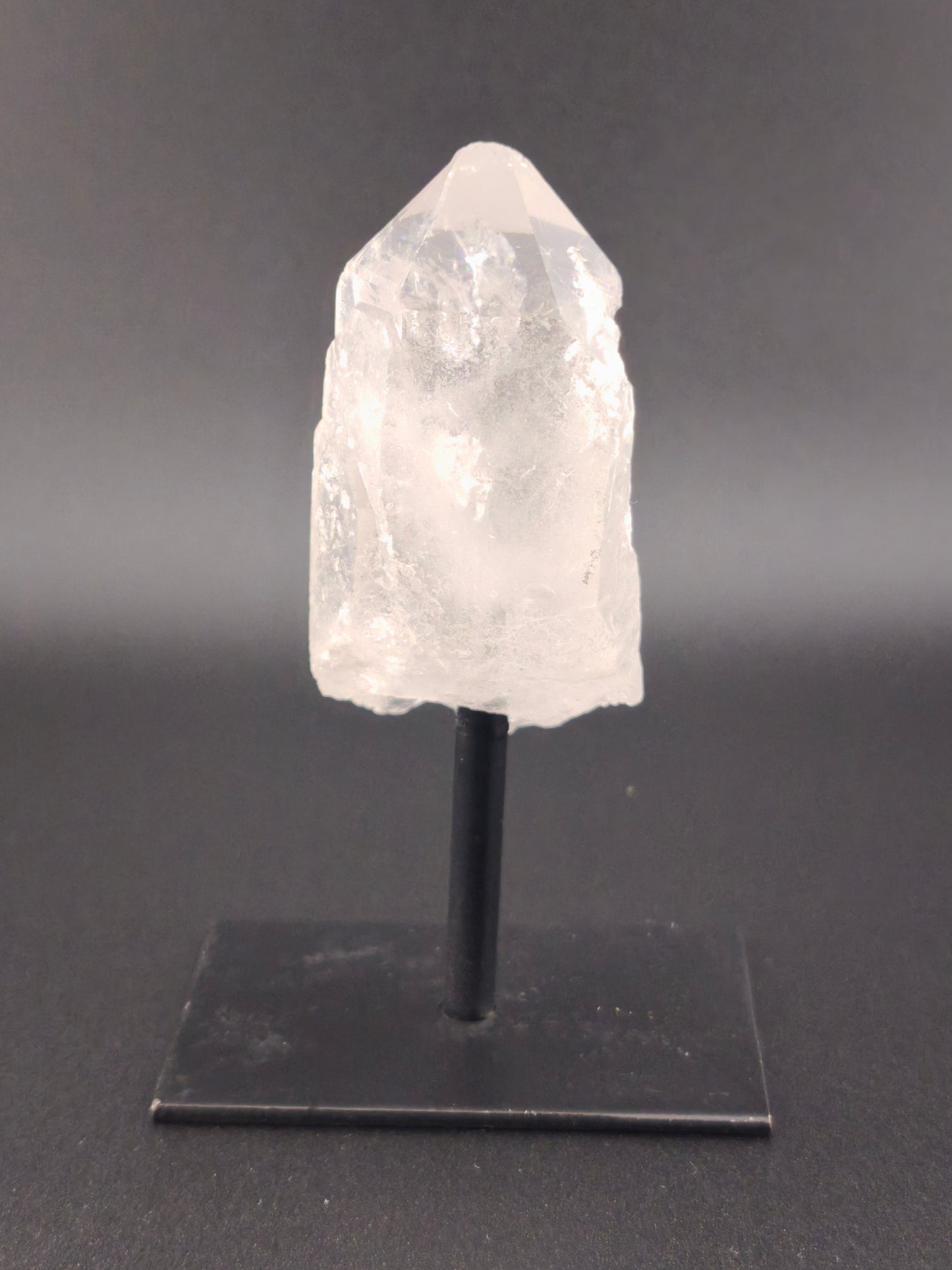 Pointe de Cristal de Roche sur socle