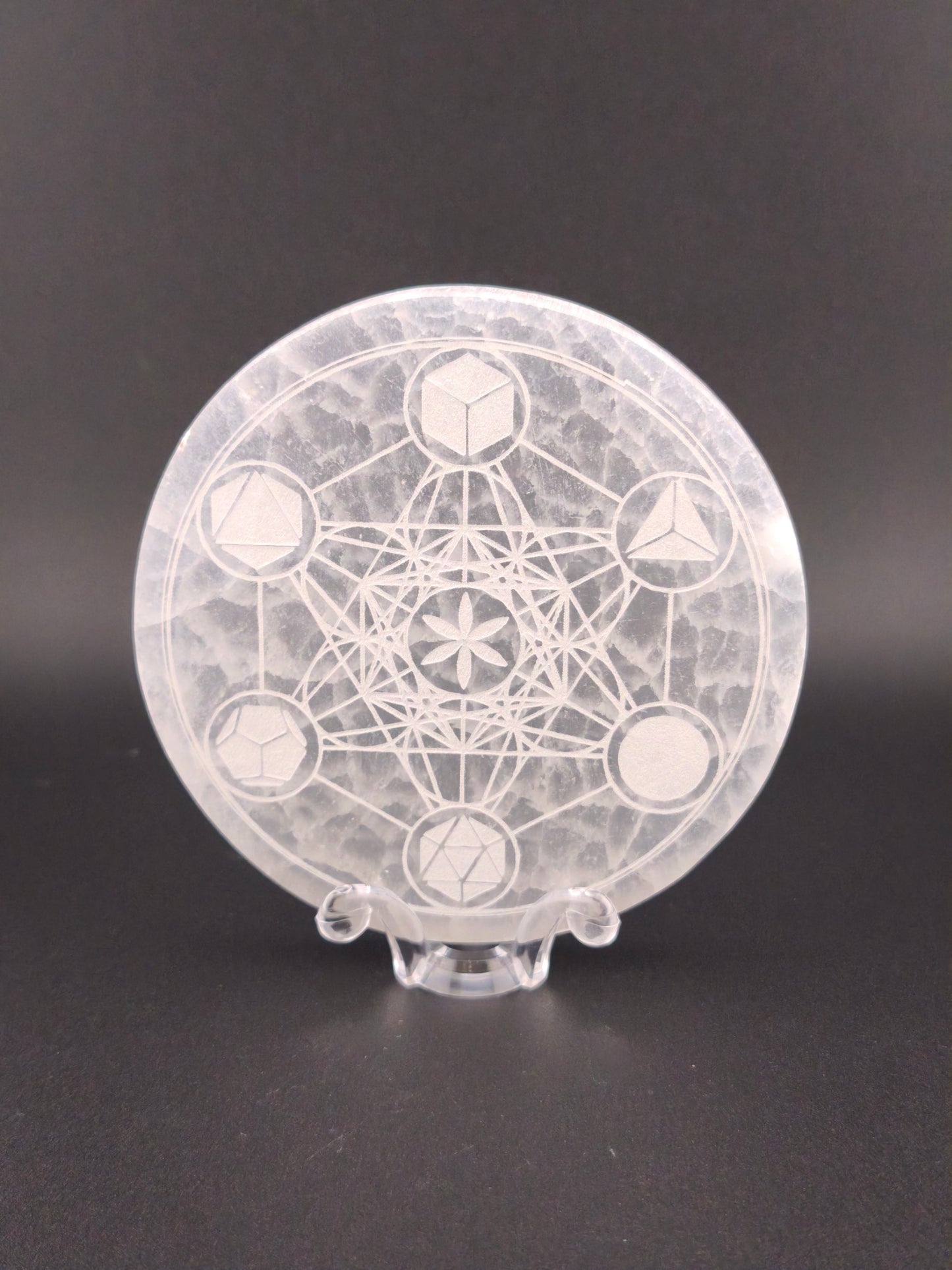 Plaque Métatron en Sélénite Petit Modèle