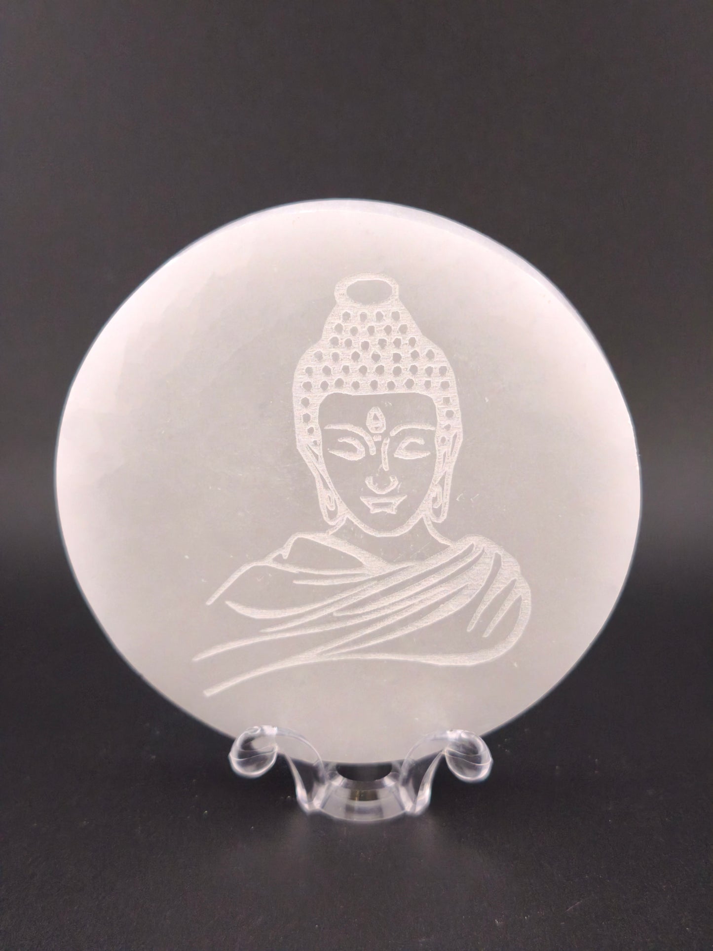 Plaque Bouddha en Sélénite Petit Modèle