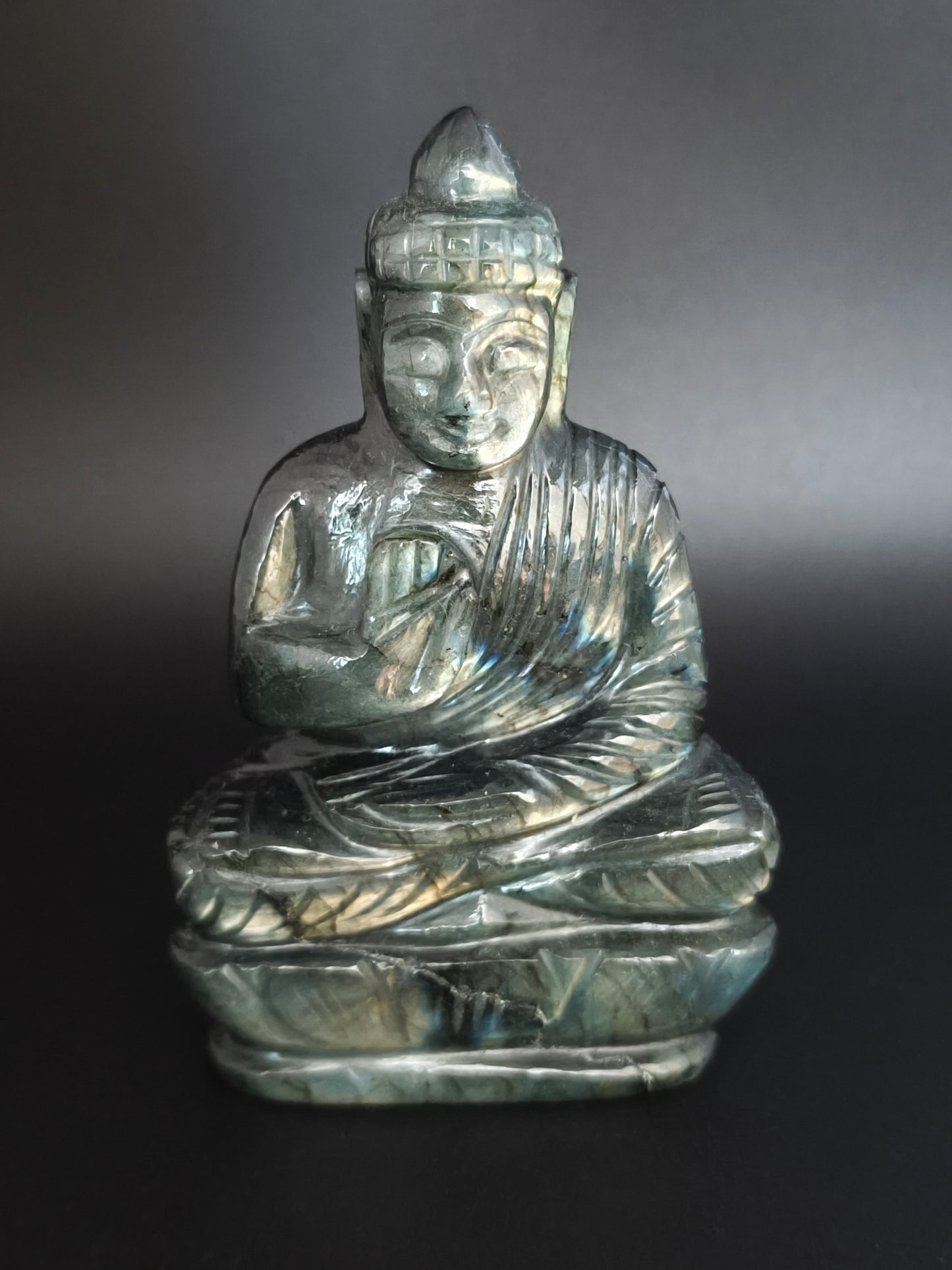Bouddha Statue en Labradorite