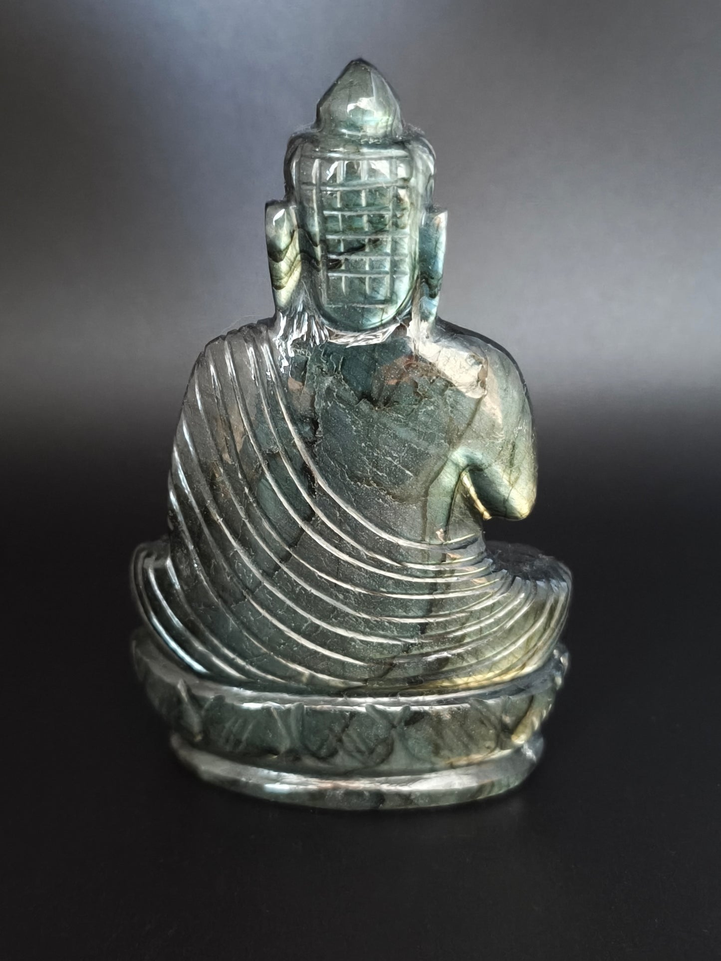 Bouddha Statue en Labradorite