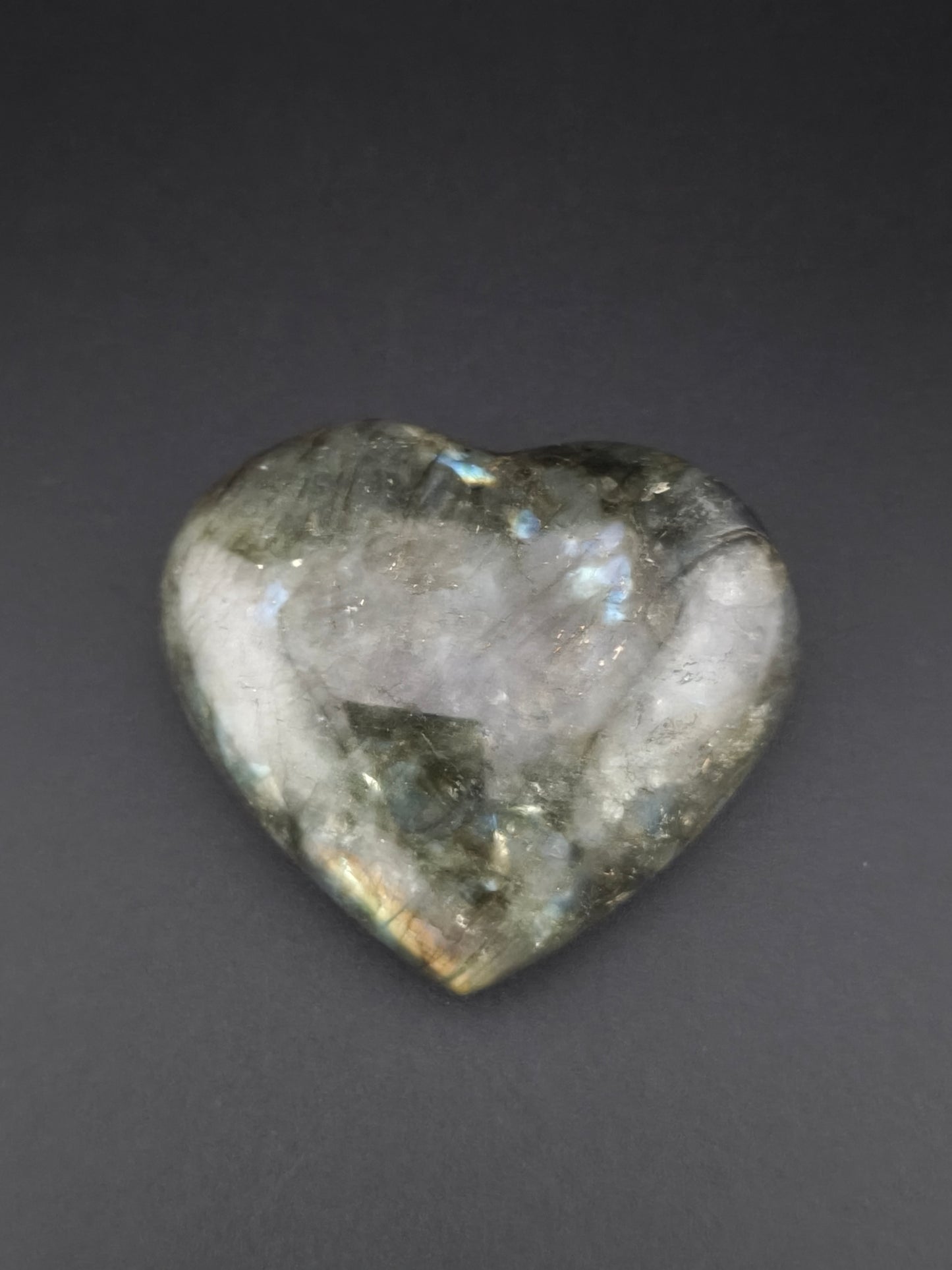 Cœur en Labradorite Petit Modèle