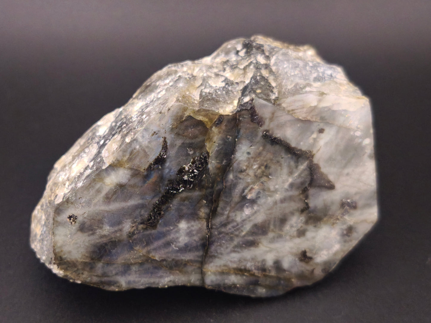 Forme Libre en Labradorite semi brute & polie