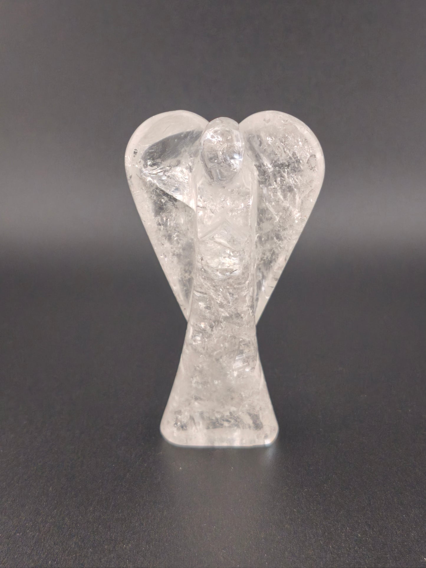 Ange en Cristal de Roche Moyen Modèle