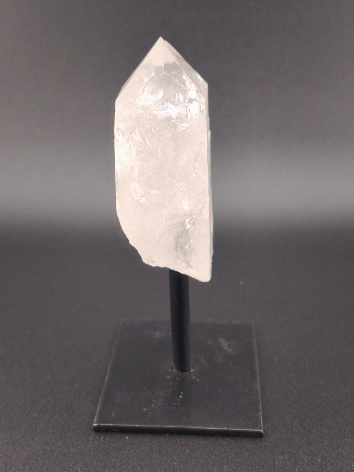 Pointe de Cristal de Roche sur socle