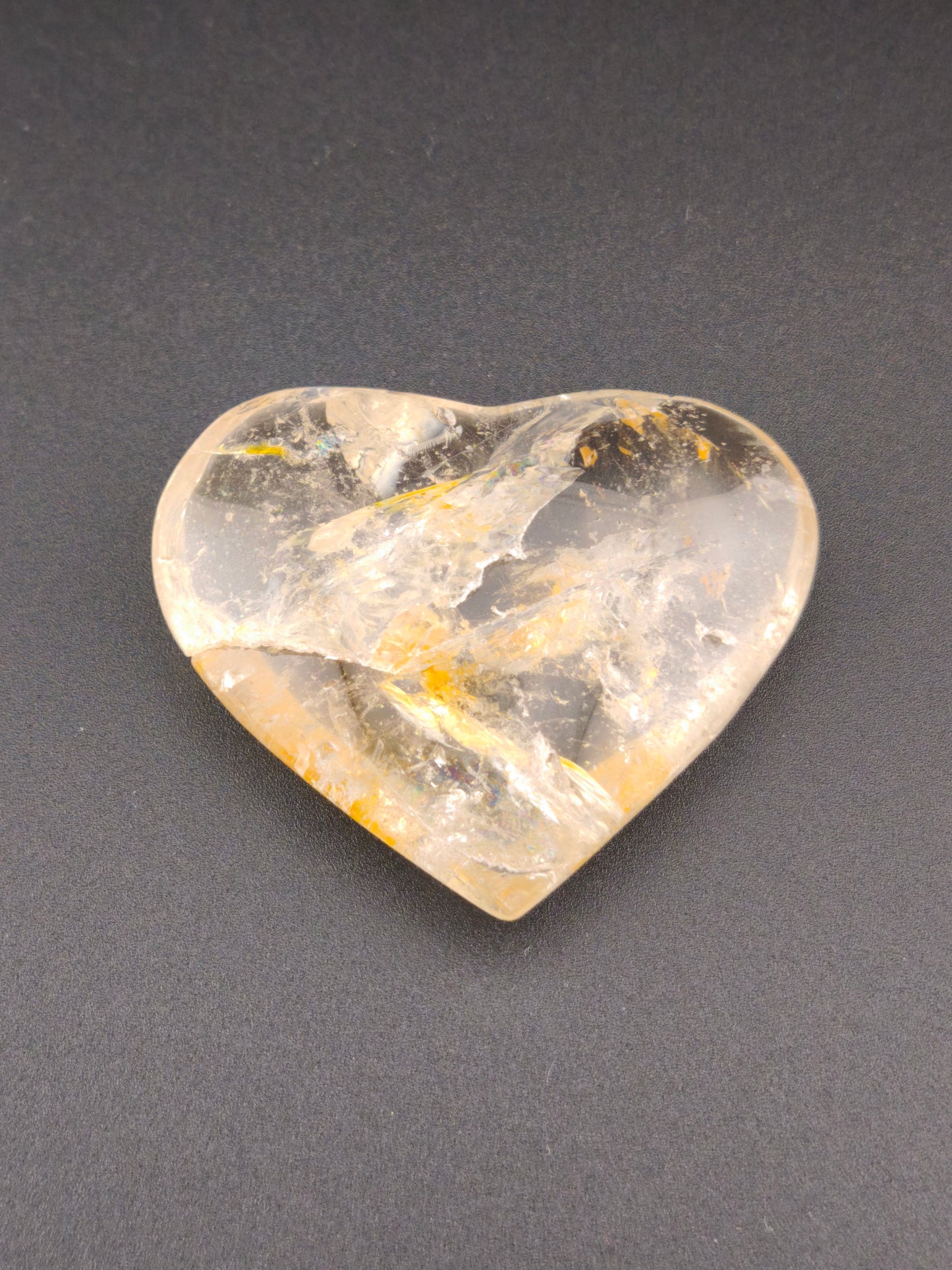 Cœur en Cristal de Roche