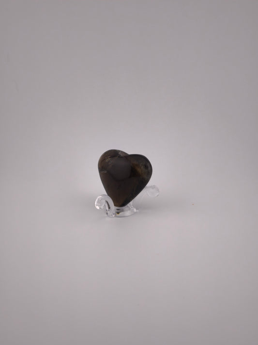 Cœur en Quartz Fumé