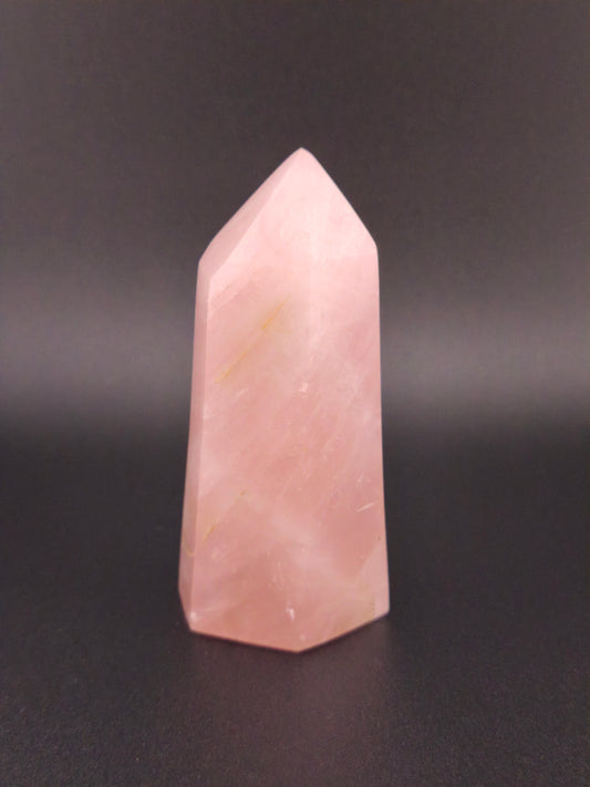 Pointe en Quartz Rose Grand Modèle