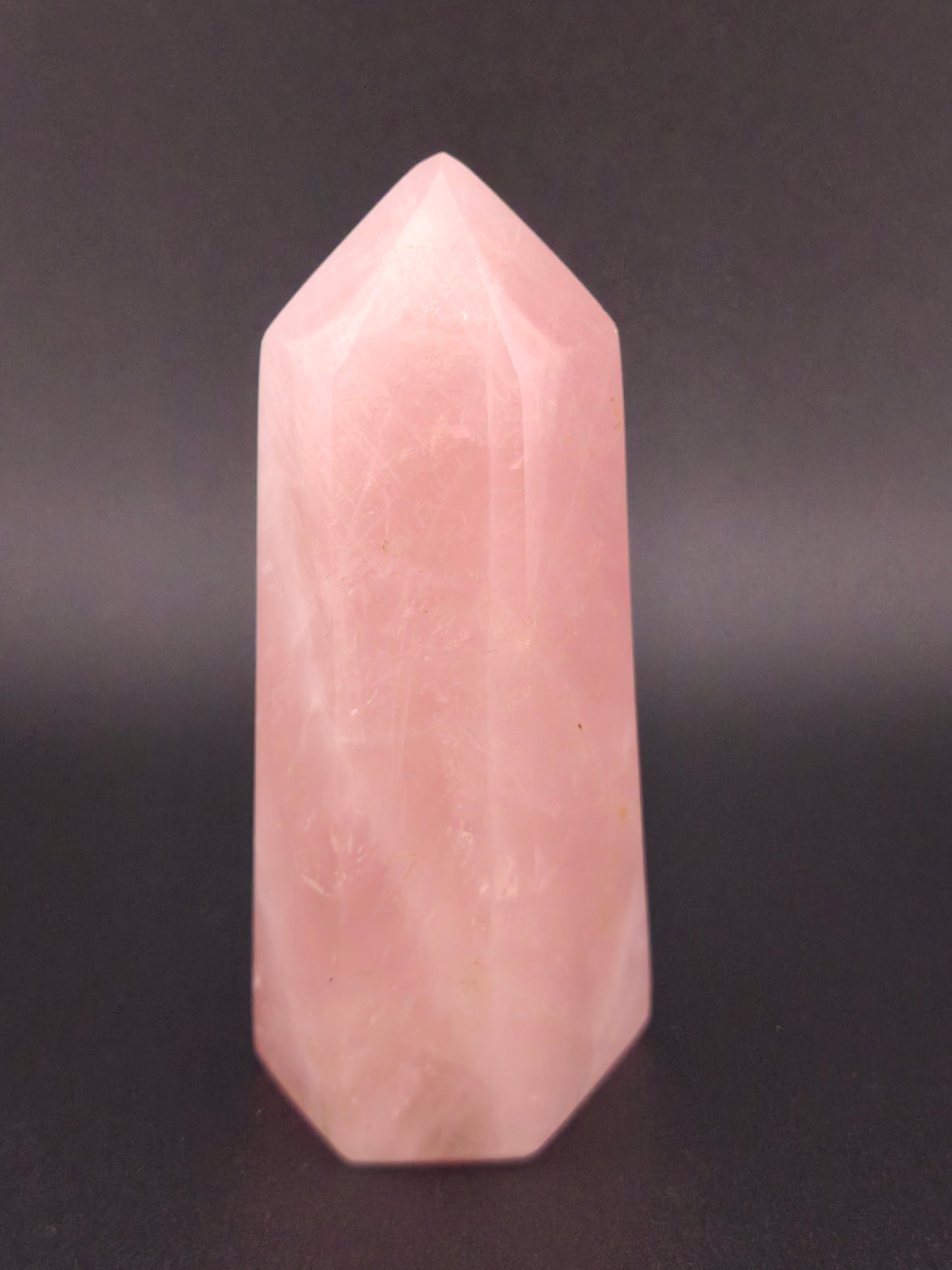 Pointe en Quartz Rose Grand Modèle