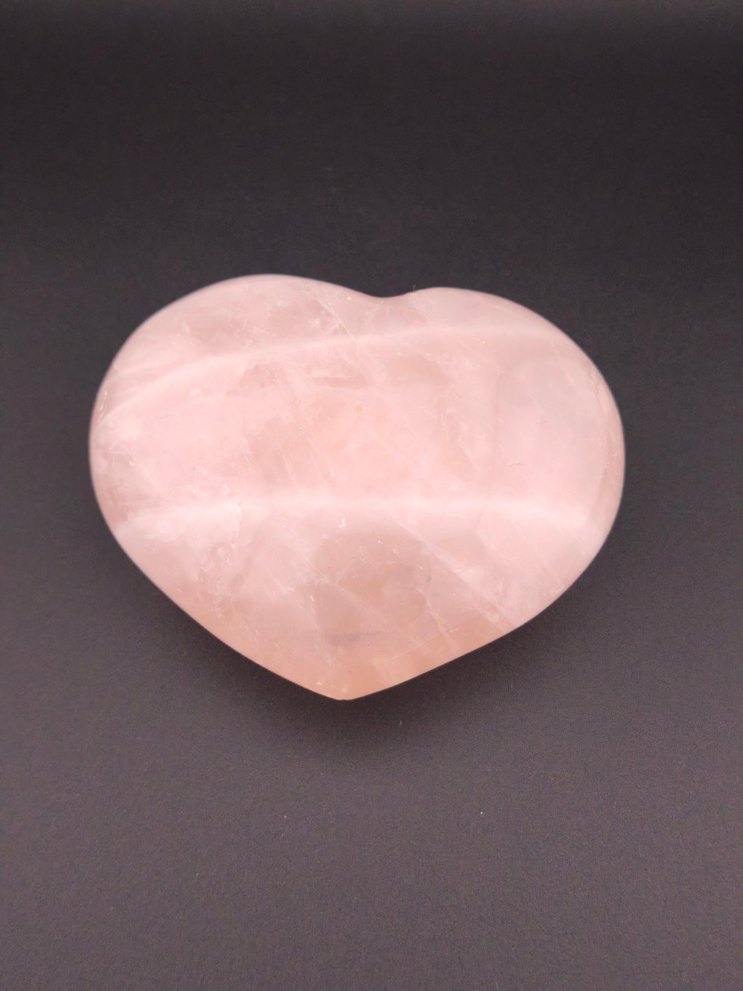 Cœur Quartz Rose Grand Modèle