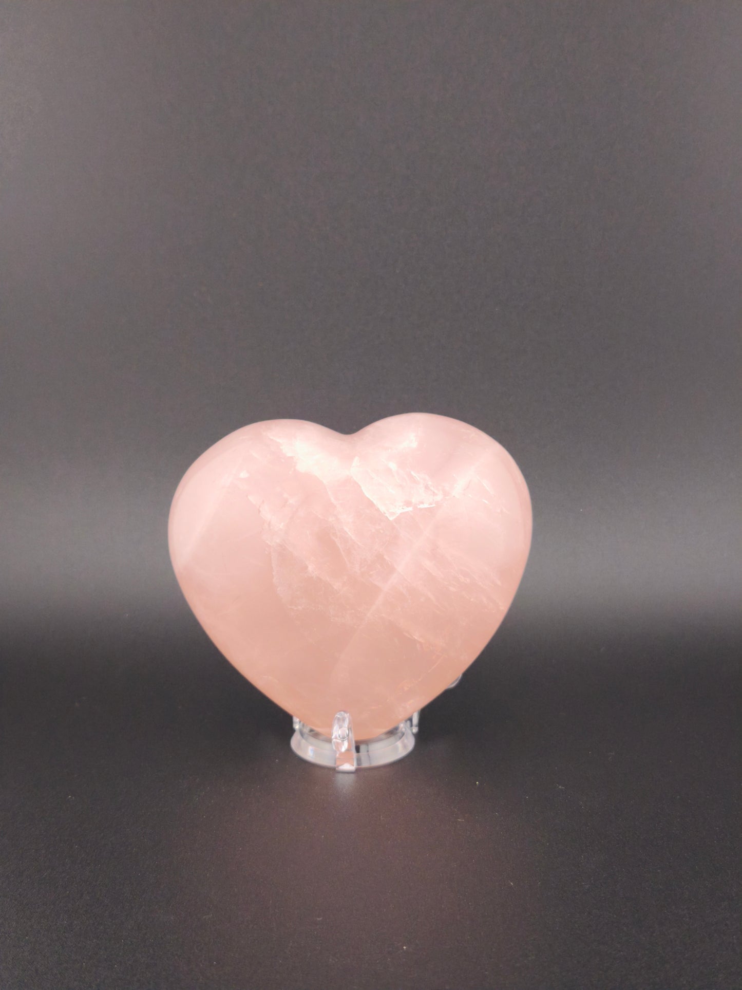 Cœur en Quartz Rose Grand Modèle
