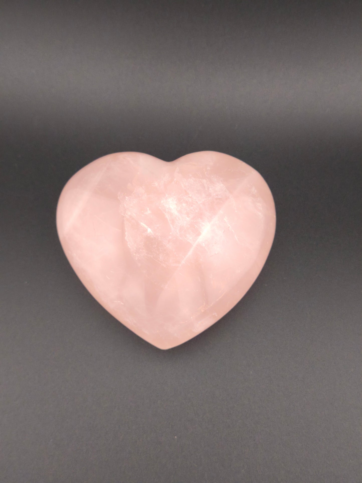 Cœur en Quartz Rose Grand Modèle