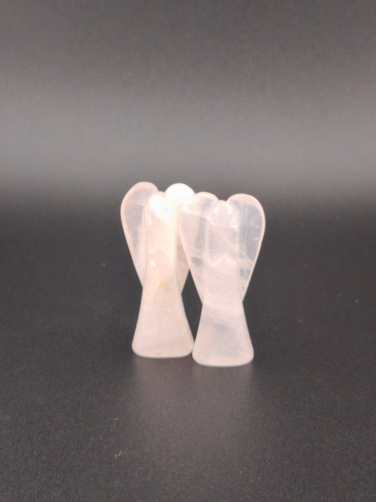Petit Ange en Quartz Rose