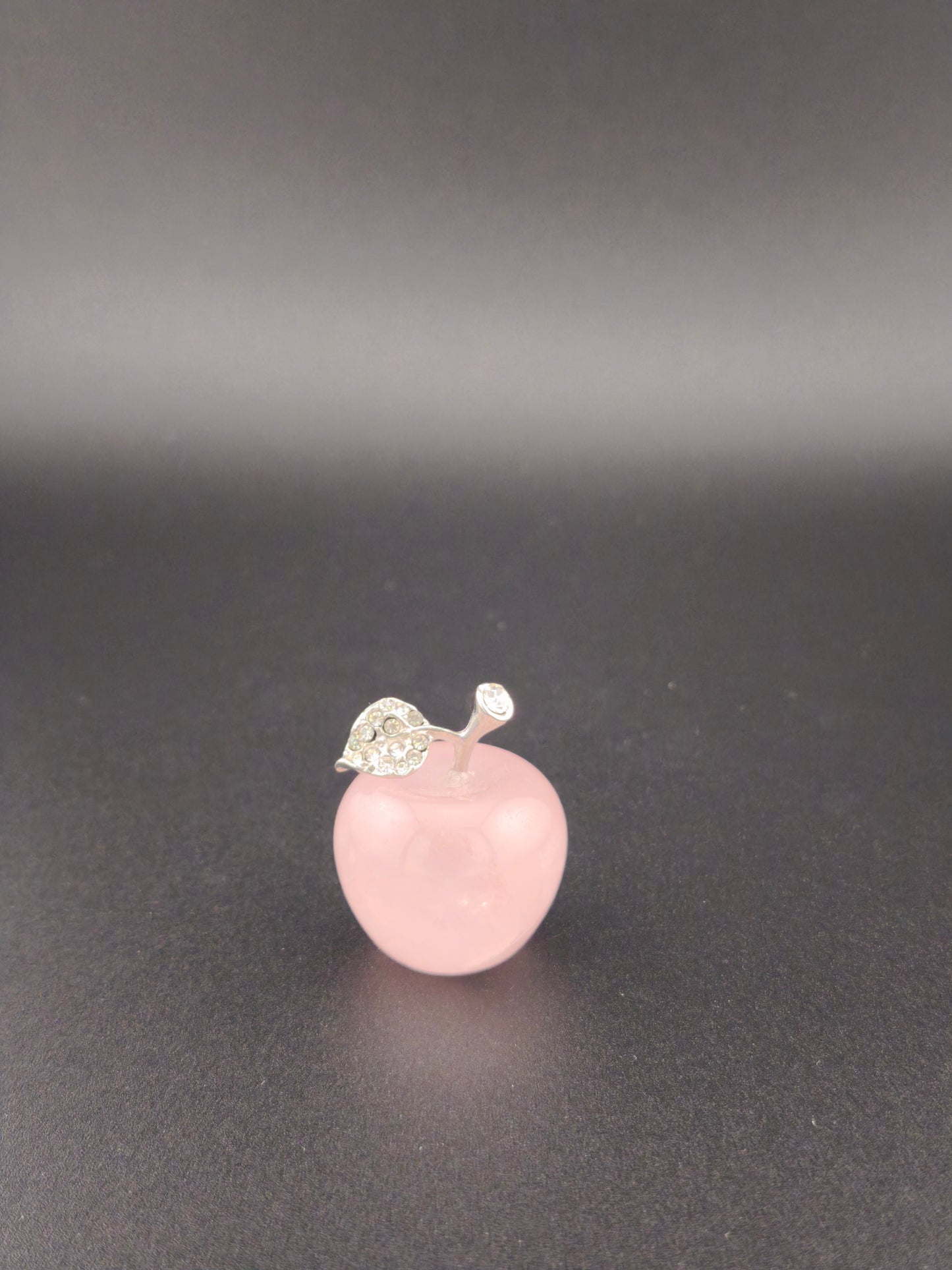 Pomme en Quartz Rose