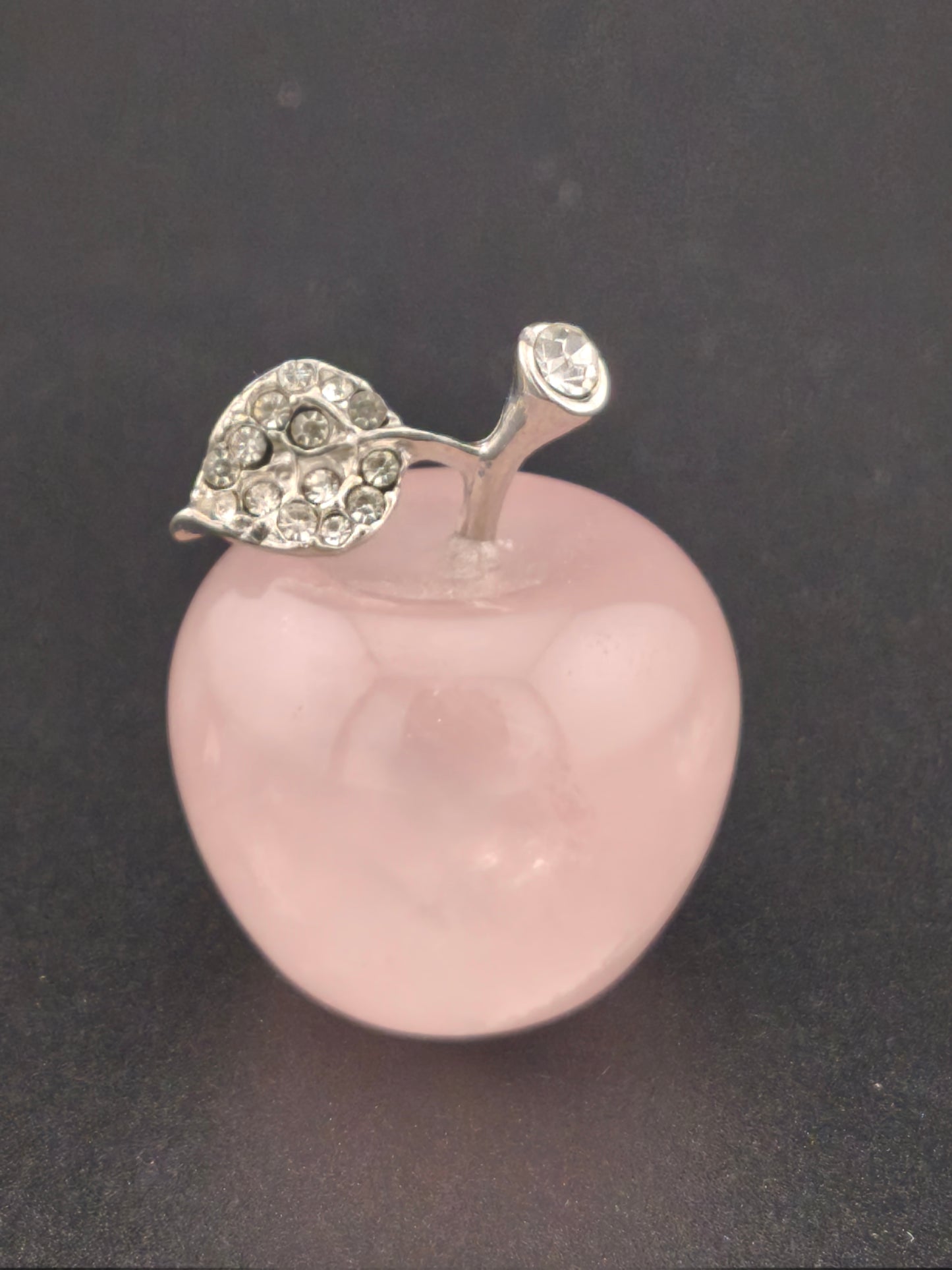 Pomme en Quartz Rose