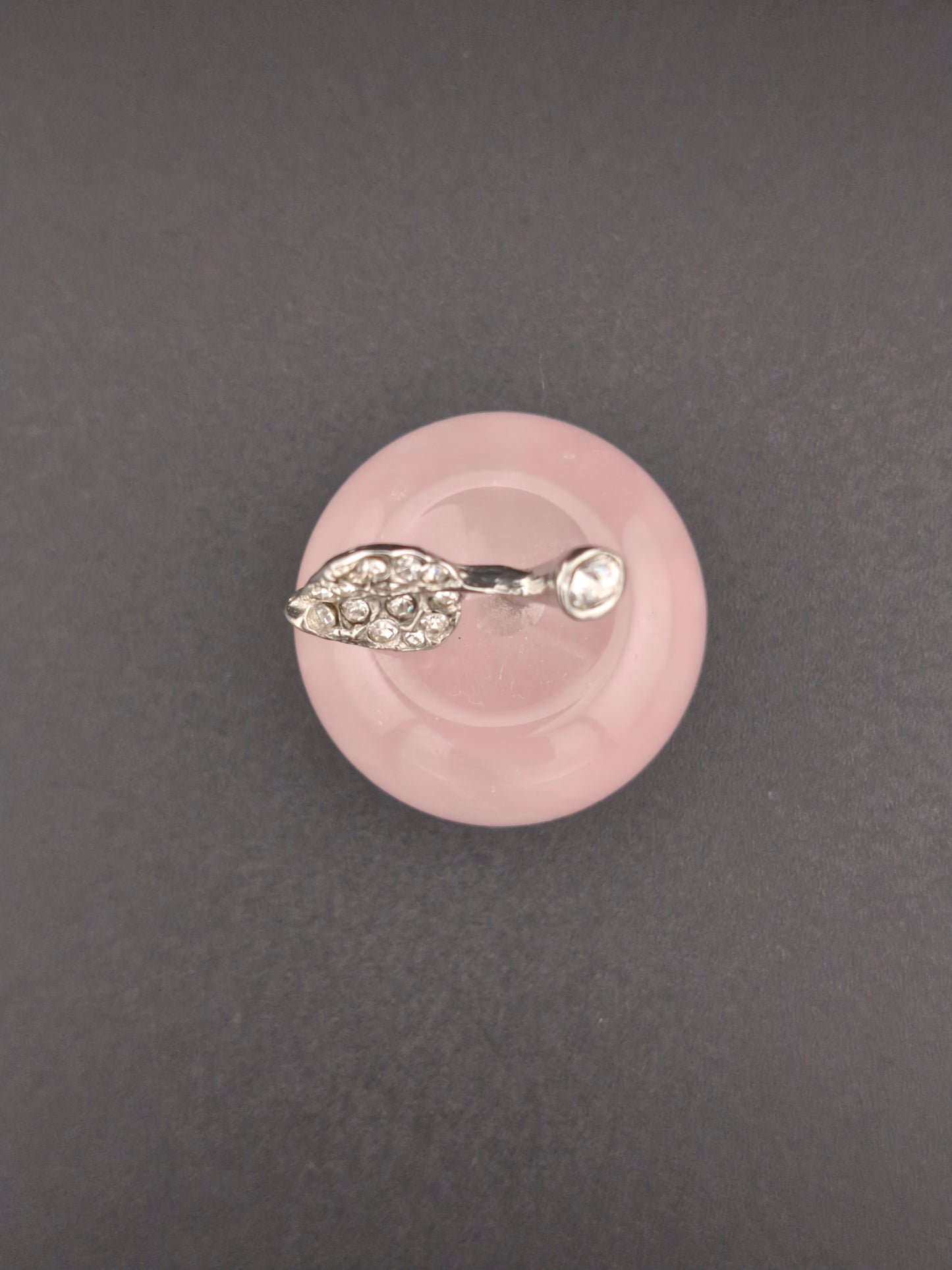 Pomme en Quartz Rose