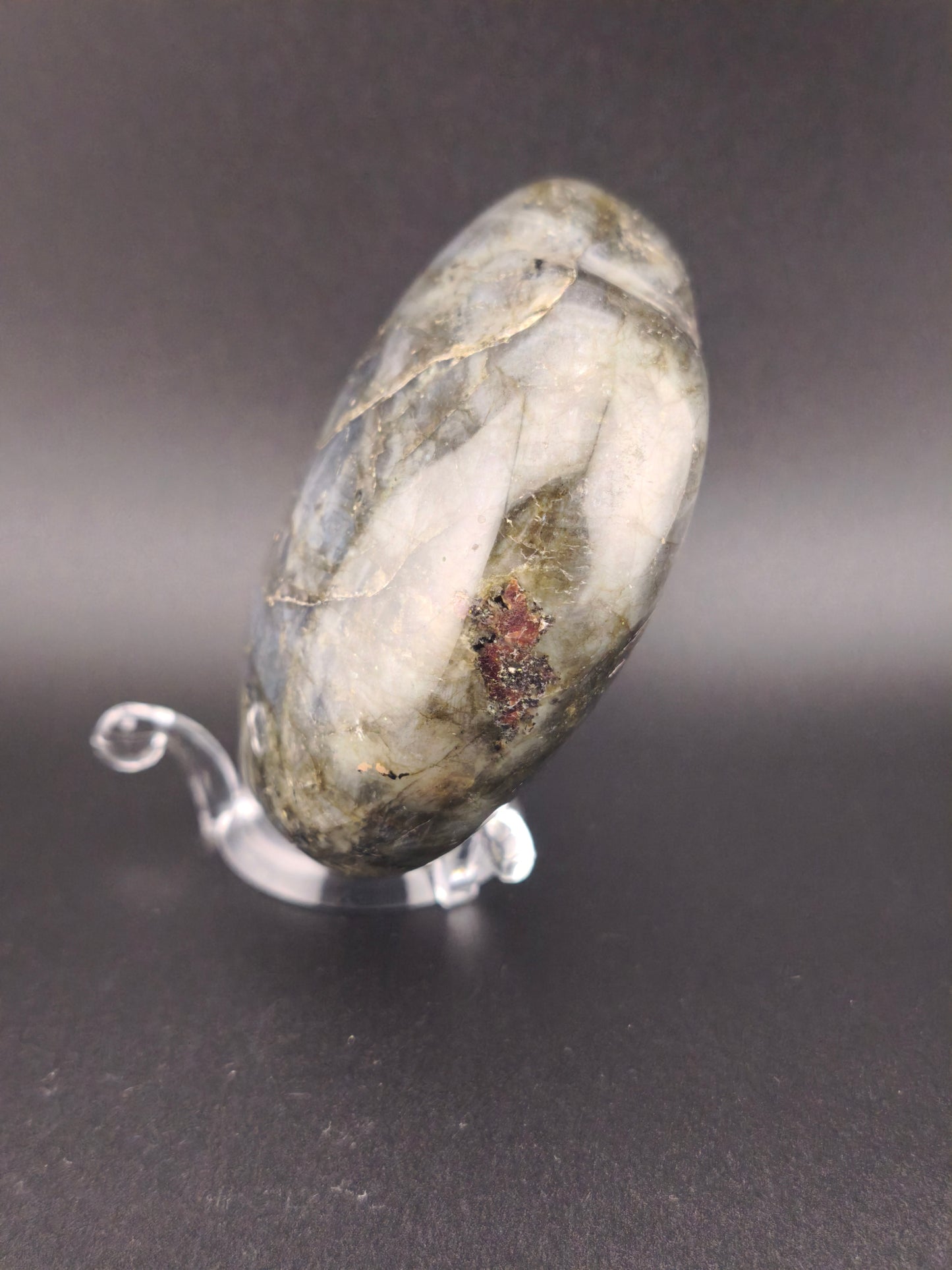 Cœur en Labradorite Grand Modèle
